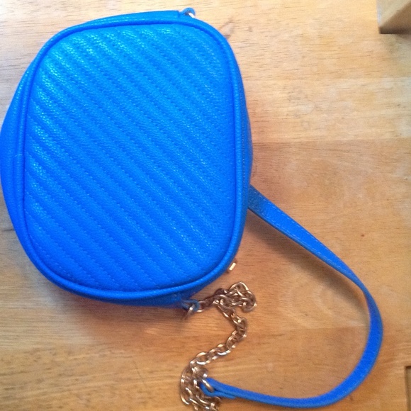 Blue cross body bag - Picture 2 of 2