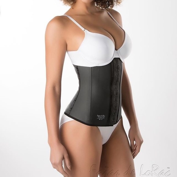 Black Latex Waist Cincher