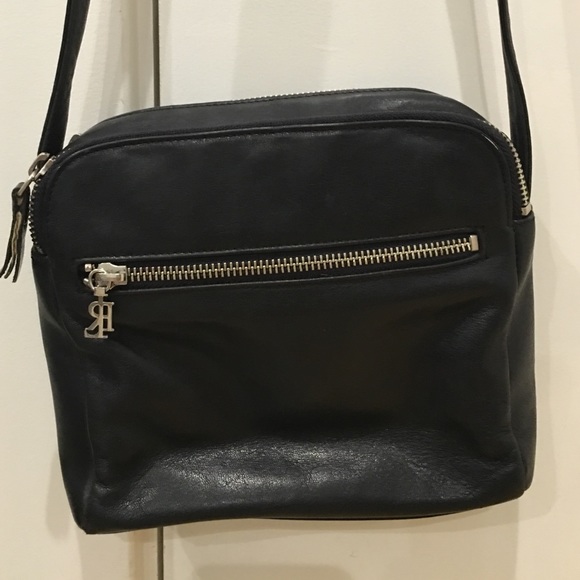 Pretty, Ralph Lauren Black Leather Crossbody