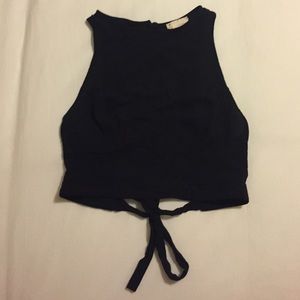 Black Crop Top