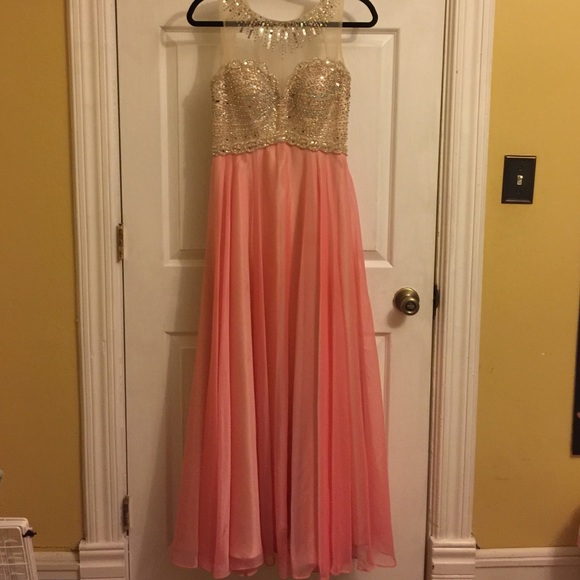 Pink prom dress