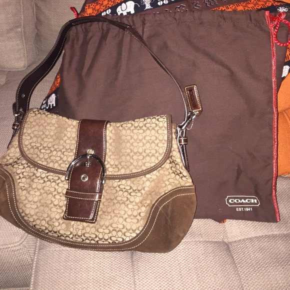 Coach brown bag