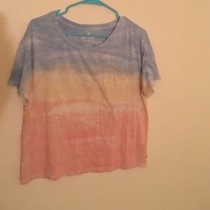 Sunset ombré tee soft and sexy