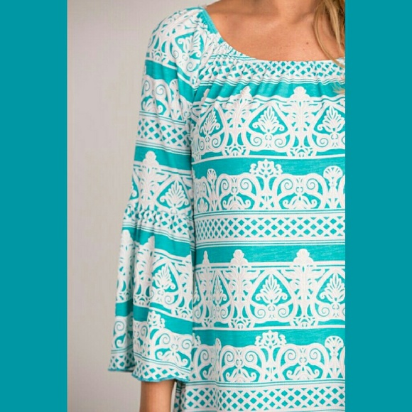 1MD LEFT👗TURQUOISE DRESS👗 - Picture 4 of 4