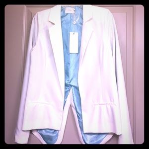 NEW white blazer