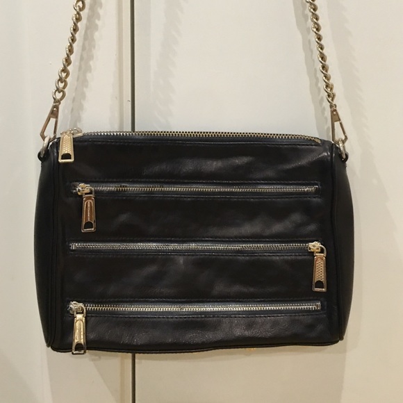 Rebecca Minkoff Leather Multi-Zip Crossbody