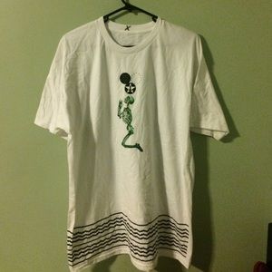 Mens black scale t shirt