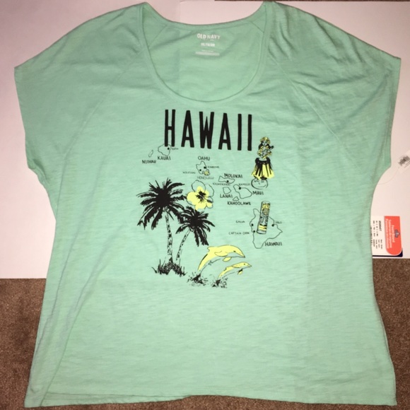 Hawaii Mint Green Shirt