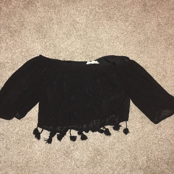 Off The Shoulder Crop Top