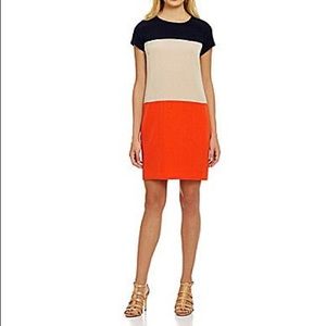 Jones New York colorblock shift dress