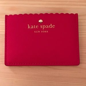 Kate Spade lily avenue scallop card holder