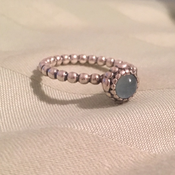 PANDORA Aquamarine Ring