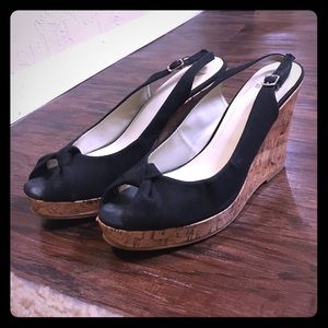 Black Corkscrew wedges
