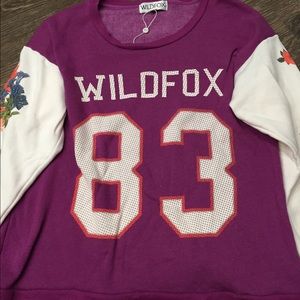Wildfox sweatshirt sz m Nwot women's