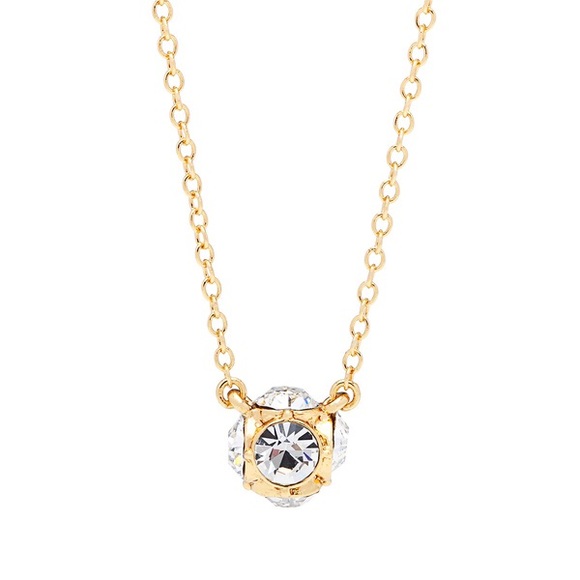 SOLD ✈️LAST NWT Kate Spade Stud Lady Necklace - Picture 1 of 2