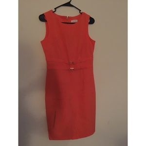 Calvin Klein Orange Dress