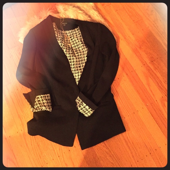 Black/houndstooth blazer - Picture 1 of 1