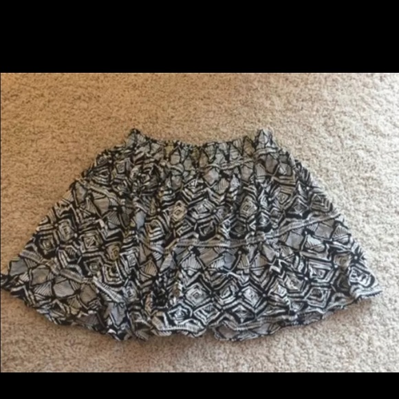 Black and white skirt