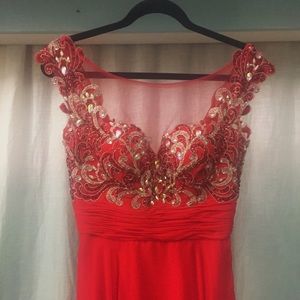 Beautiful red prom/formal dress