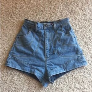High waisted shorts