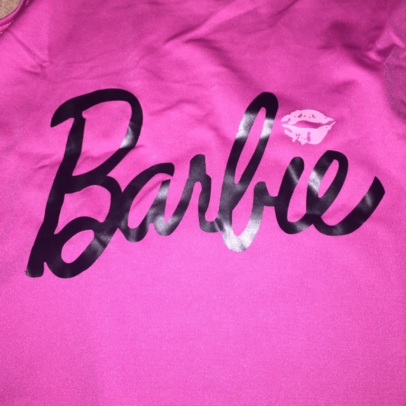 PINK BARBIE SWIMSUIT ONE PIECE MONOKINI - Picture 2 of 8