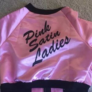 Pink satin ladies jacket