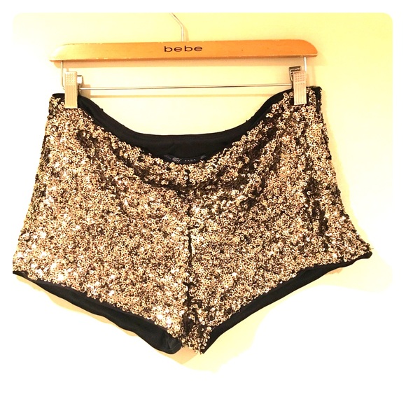 Zara collection sequins dressy shorts