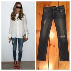 AG Legging Ankle Destroyed Jean