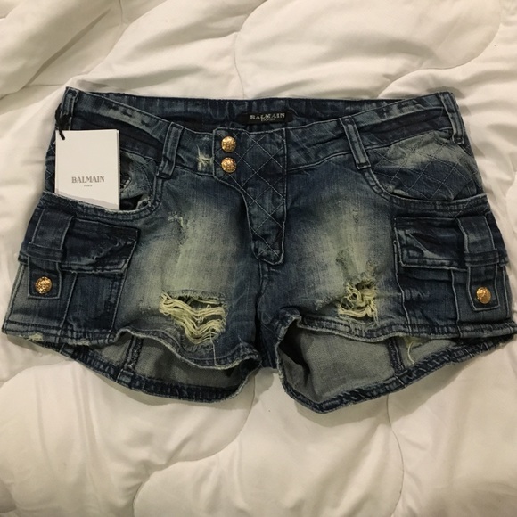 Balmain Women's Denim Shorts