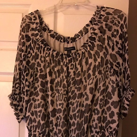 INC 🐆'Crazy Leopard'🐆 3/4-Sleeve Top