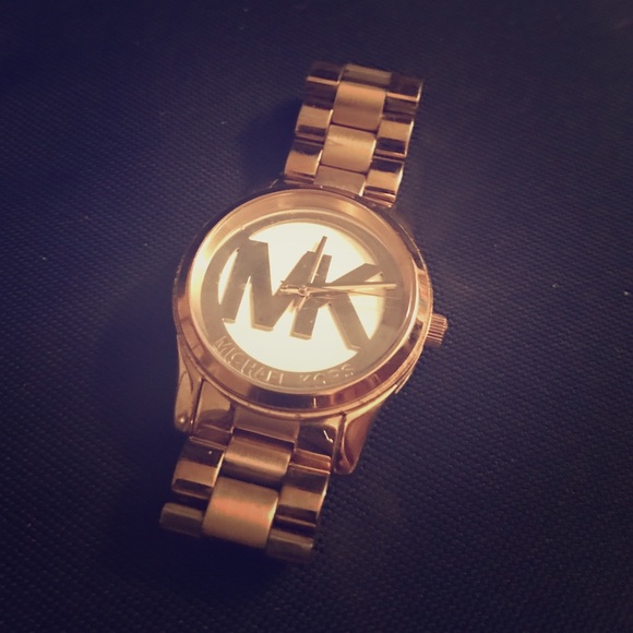 Gold Michael Kors Runway Watch