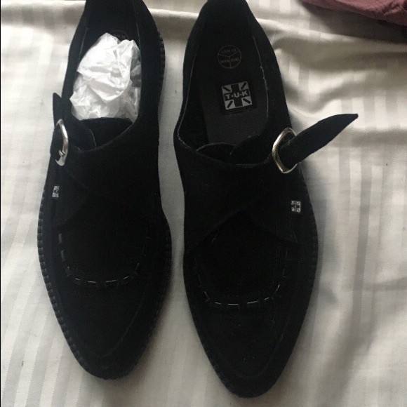 T.U.K monk strap shoes size 10