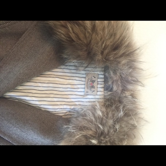 Juicy Couture Fur Tweed double breast coat - Picture 3 of 4