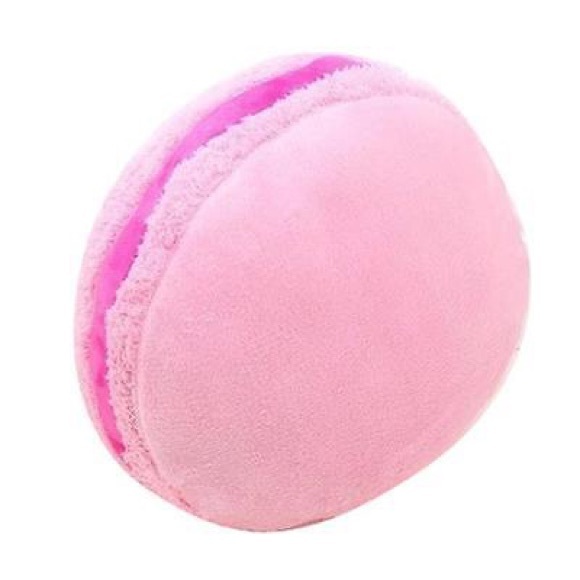 TWO PINK MACAROON PLUSH PILLOWS- SPECIAL OFFER