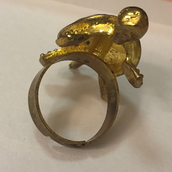 Gold Turtle Ring - Picture 4 of 4