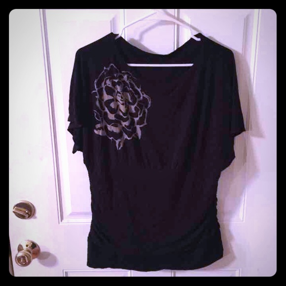 MAURICES Black Spandex Top
