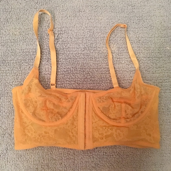 Free People Orange Sherbert Bralette size XS