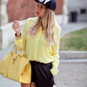 Equipment bottom up silk blouse shirt top