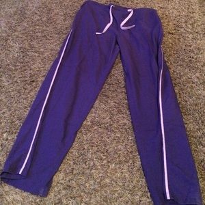 Purple scrub pants