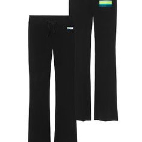 NWT PINK University Flare Pants