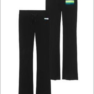 NWT PINK University Flare Pants