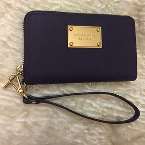 Michael Kors Deep Royal Purple Clutch