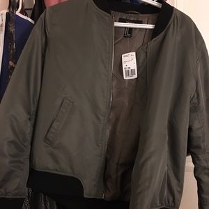 Olive/grayish jacket