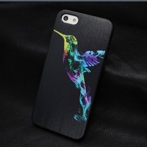 Colorful humming bird case