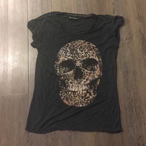 Religion Leopard Skull Tee
