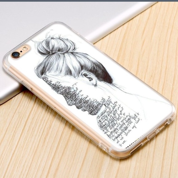 Girl with words case