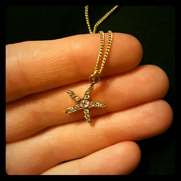 Banana Republic Gold Starfish Necklace