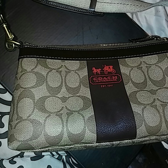 Small shoulder coach purse