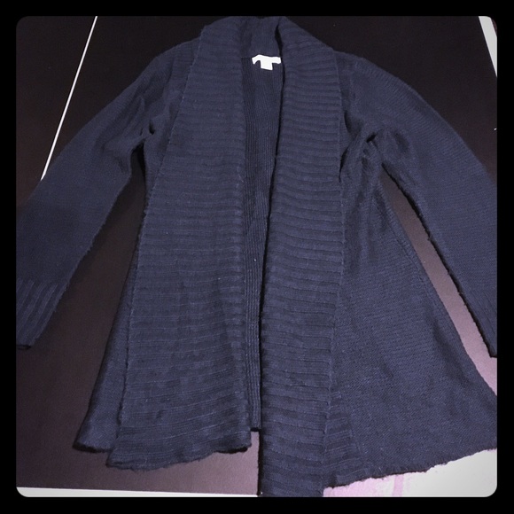 forest green size small petite dress barn cardigan