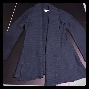 forest green size small petite dress barn cardigan